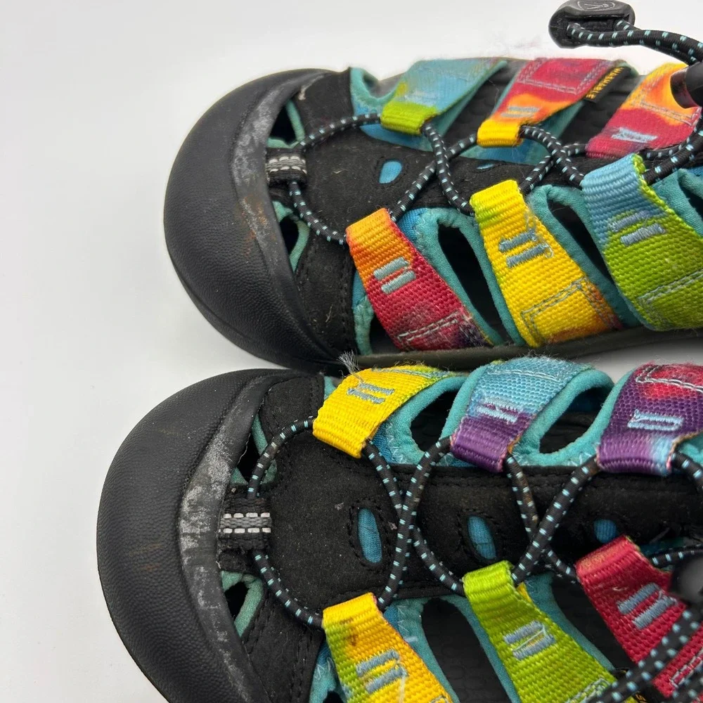 Keen Newport H2 Kids Tie Dye Sport Sandals Multi Color Water Shoes Size 5 US
